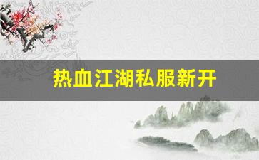 热血江湖 私服：热血江湖私服新开 (16)