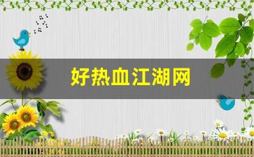 好热血江湖网(热血江湖网络红人披风) (3)