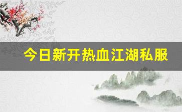 热血江湖公益服网站：今日新开热血江湖私服 (8)